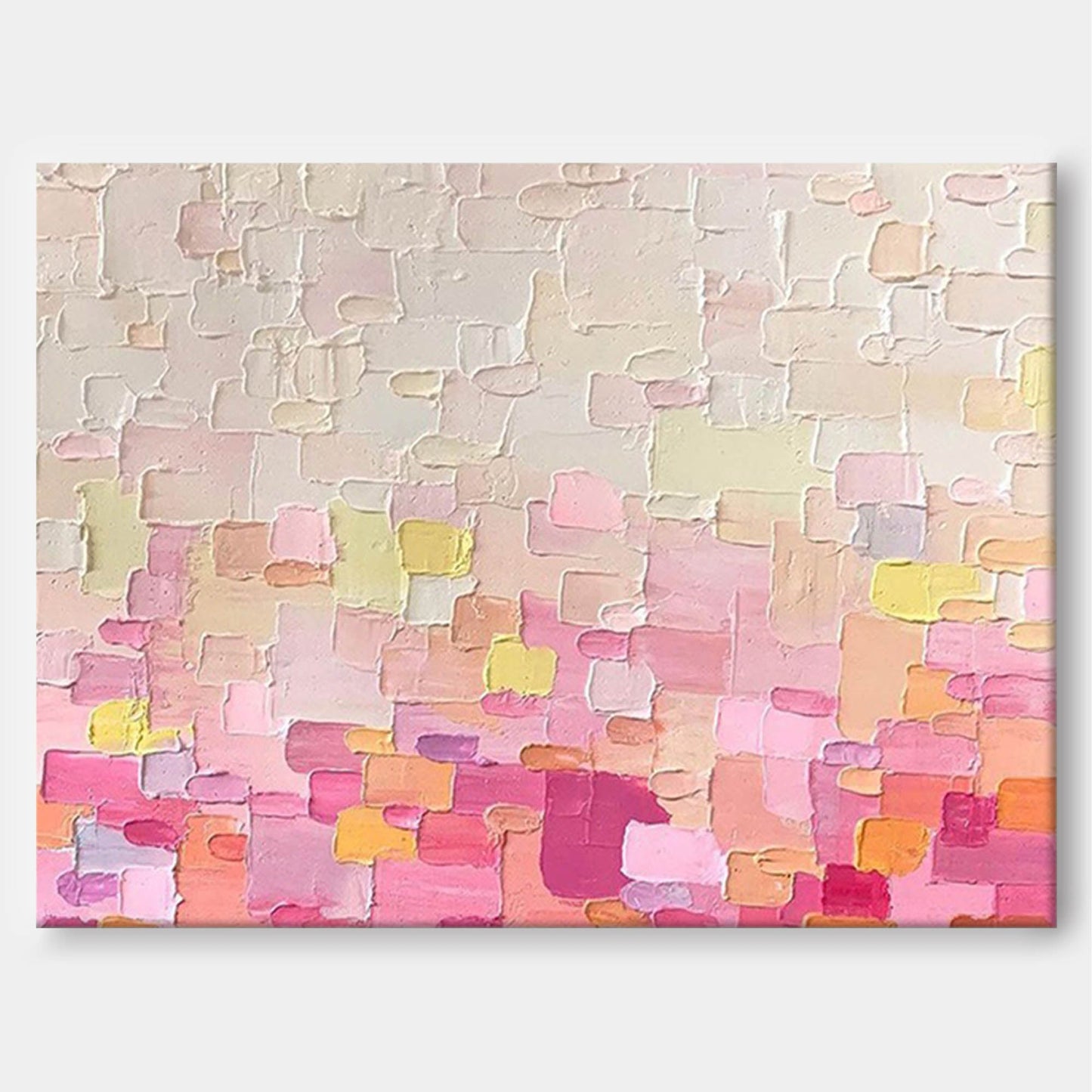 Colorful Abstract Oil Painting for Modern Home Décor and Art Lovers