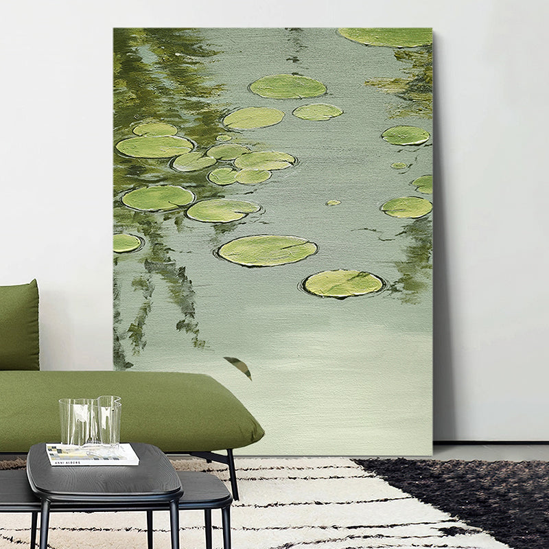 impressionist Water Lilly European Scenic Oil Painting 140IW
