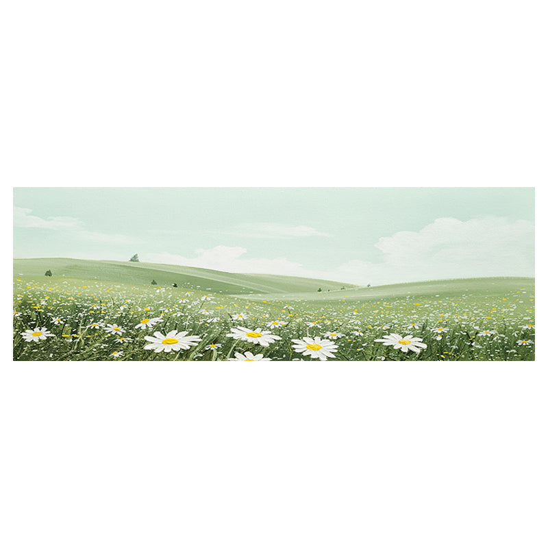 Daisy Field Meadow Flowers Oil Painting 143DF