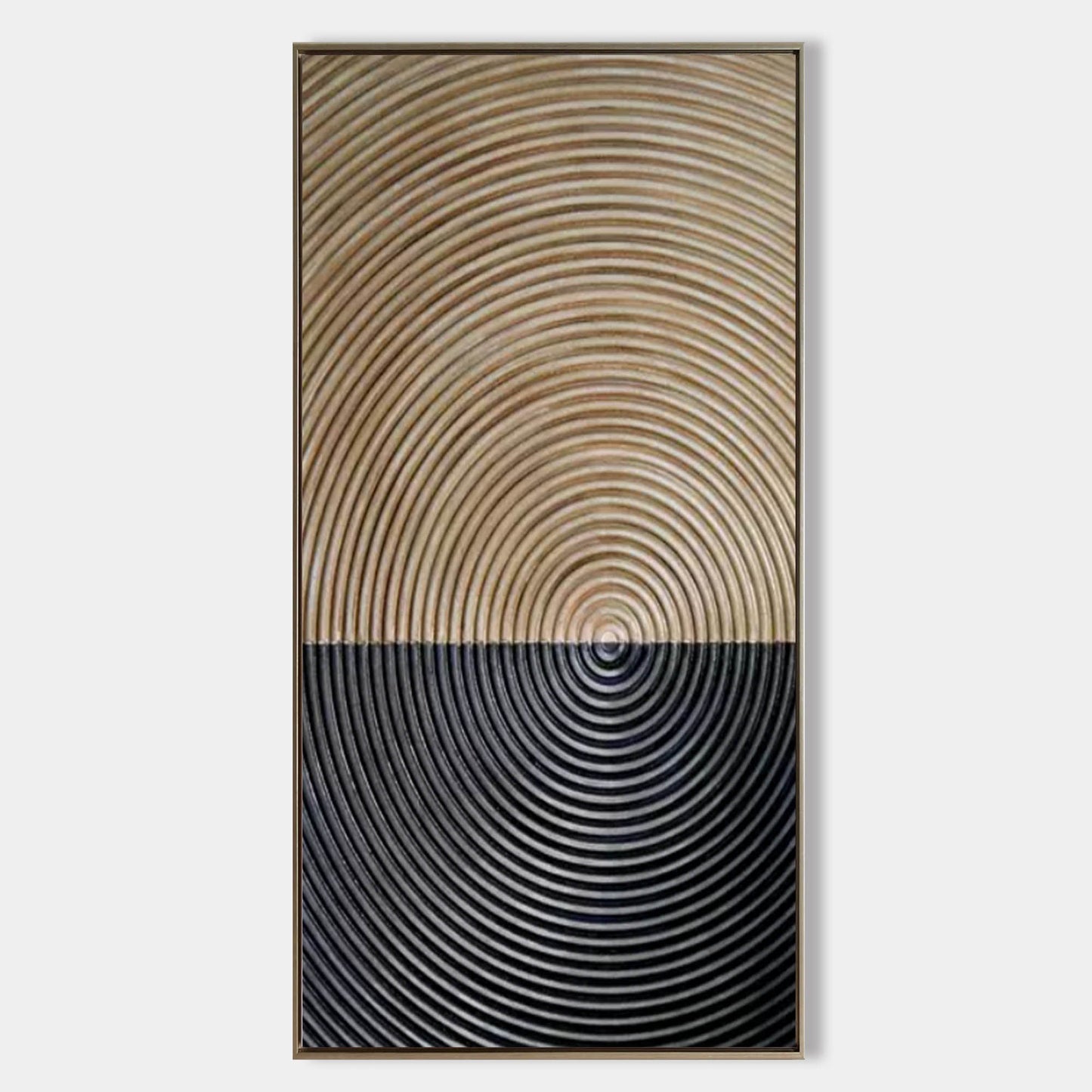 Contemporary Wabi Sabi Oil Painting - Minimalist Wall Art for Modern Decor