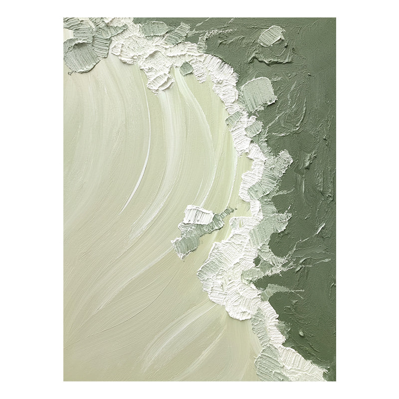 Coastal Waves California Style Texture Beach Oil Painting 146CW