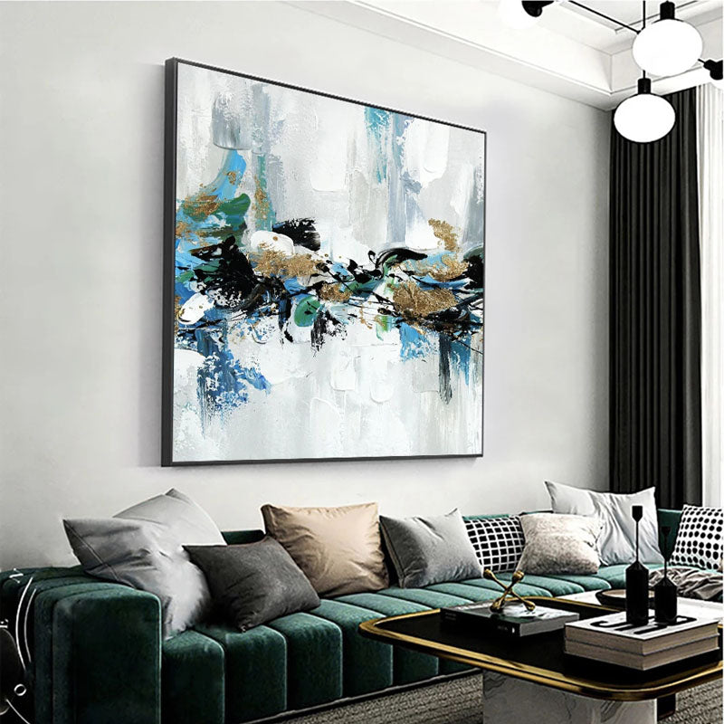 Abstract Serenity: Contemporary Oil Painting Inspired by St. Petersburg