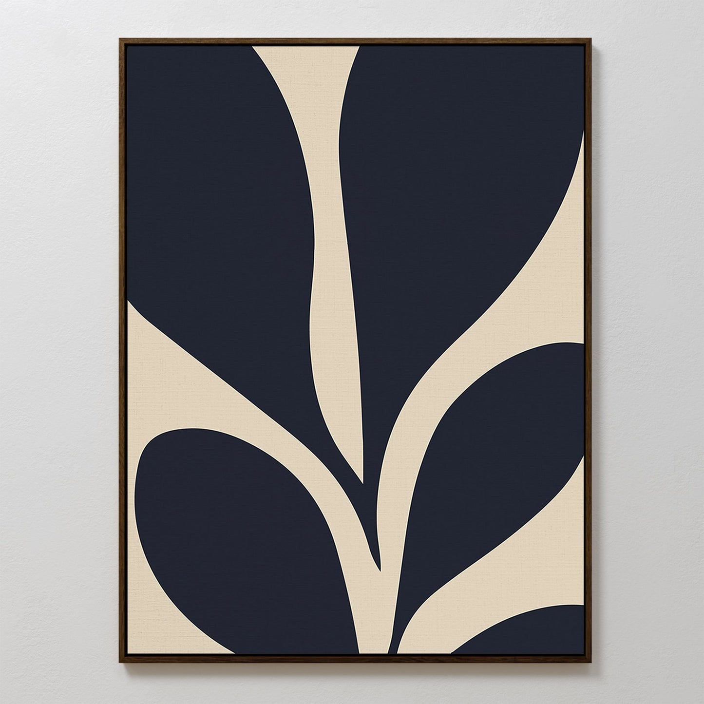 Abstract Botanical Illusion Oil Painting for Modern Home Decor