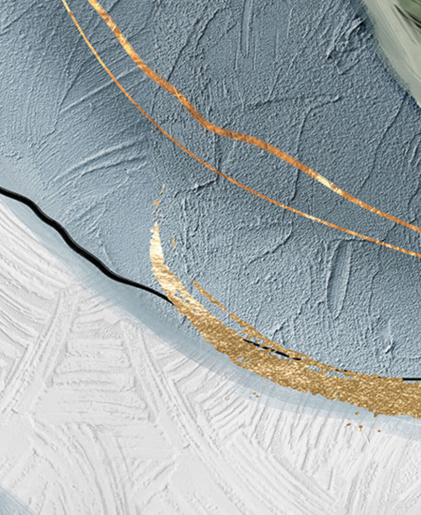 Stone Gold Natural Marble Granite Inspired Oil Painting