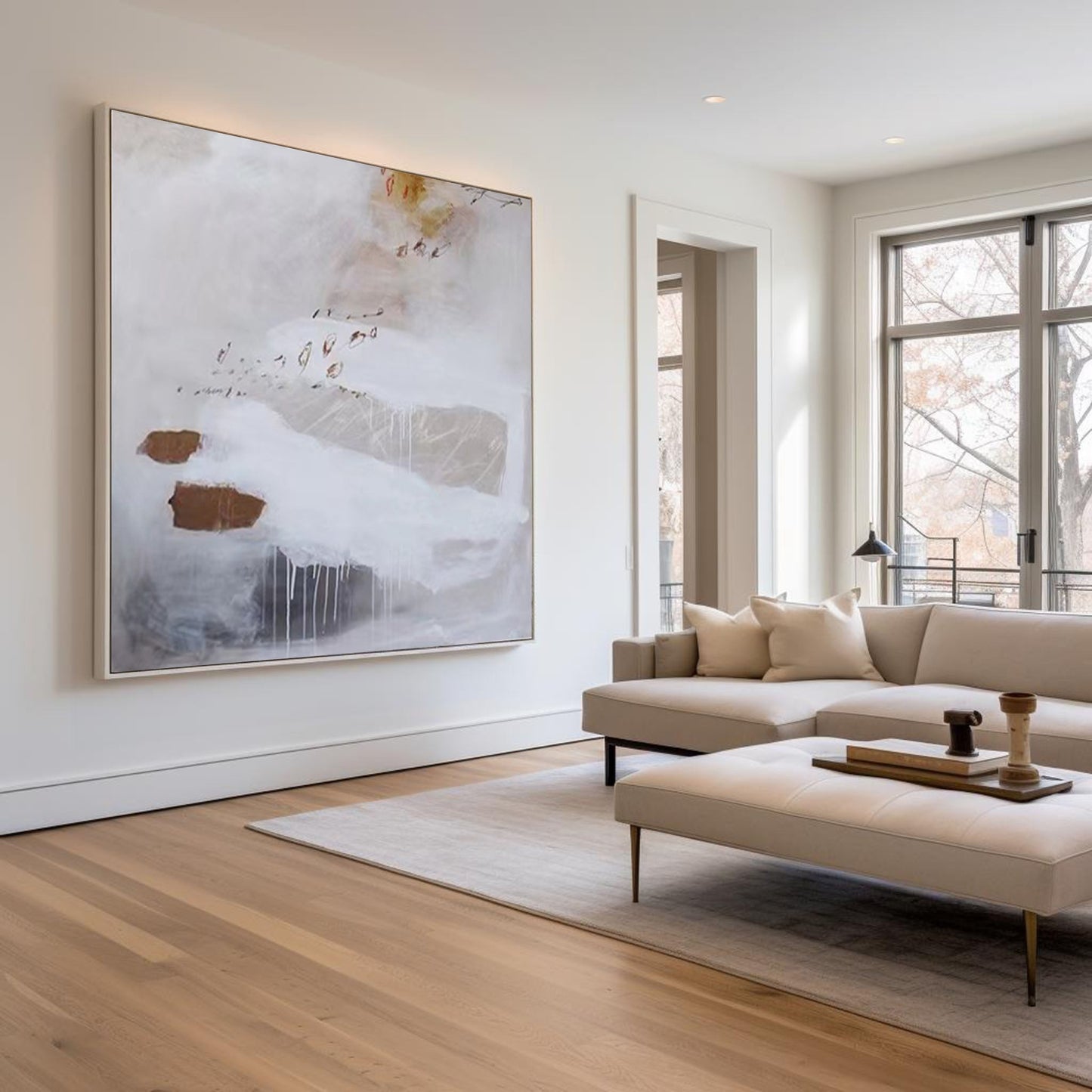 Contemporary Abstract Oil Painting for Modern Home Decor