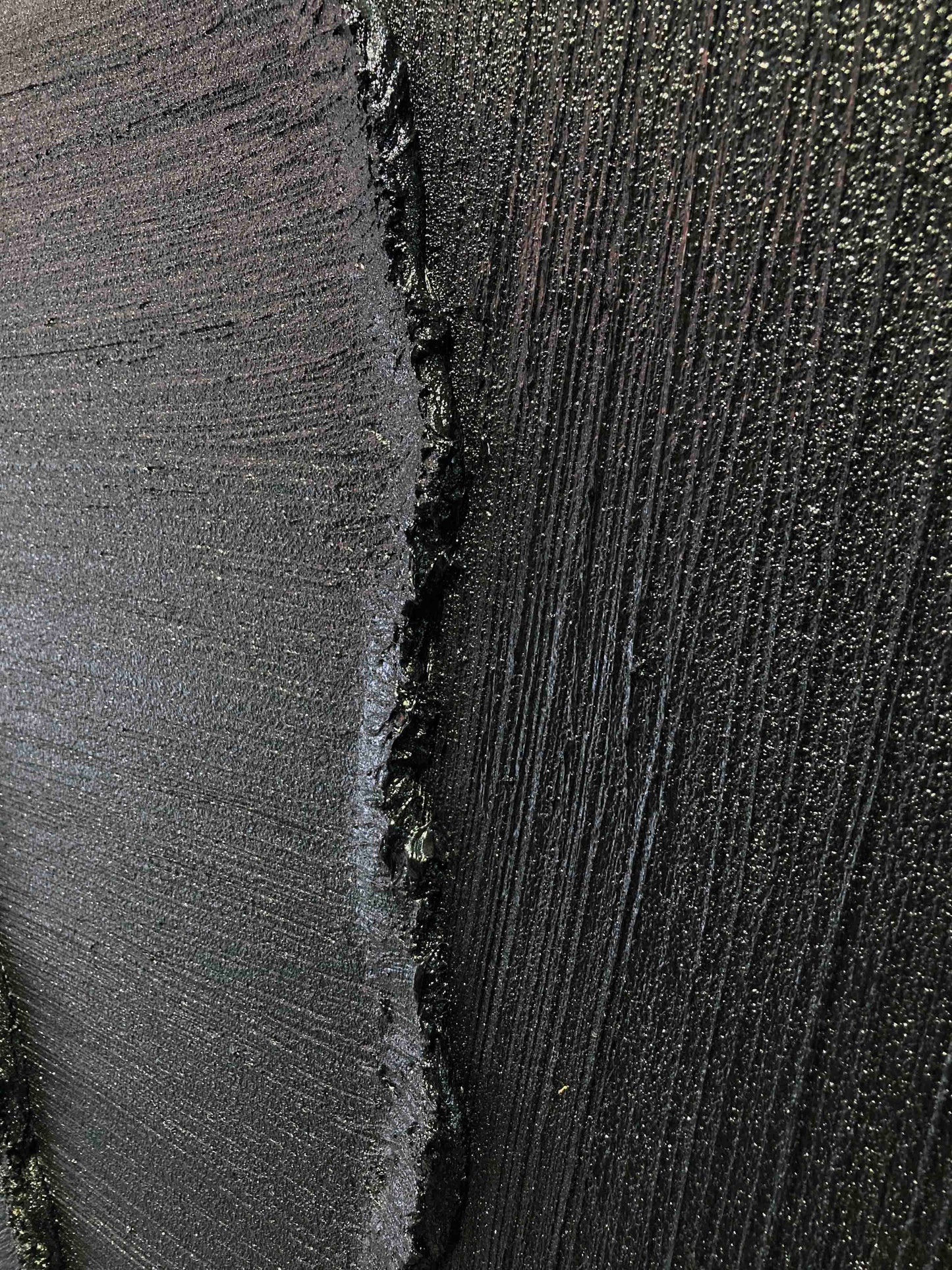 Elegant Black Minimalist Abstract Oil Painting for Modern Home Décor