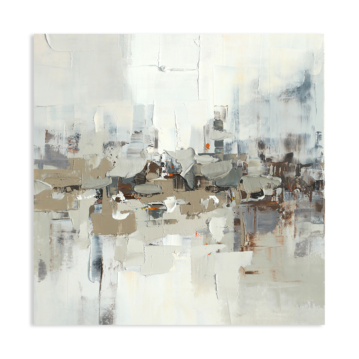 Contemporary Urban Abstract Canvas Art for Modern Home Decor
