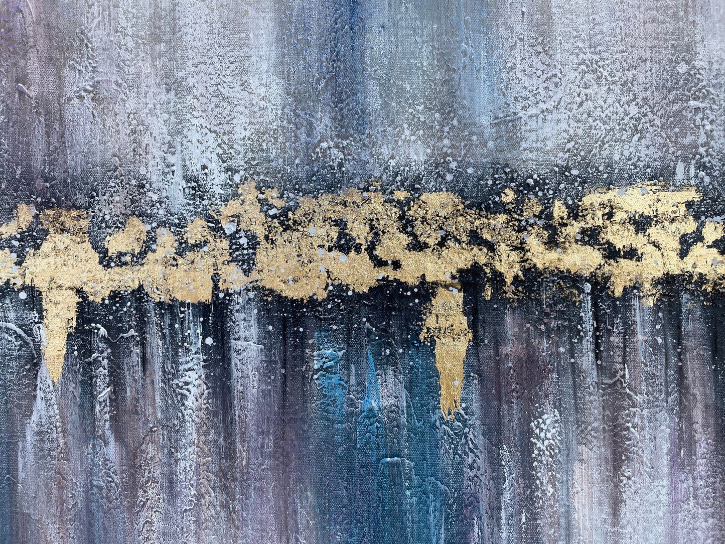 Contemporary Oil Painting Rush - Stunning Abstract Wall Art for Modern Decor