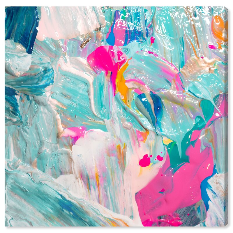 Vibrant Abstract Oil Painting - Modern Art for Home Decor