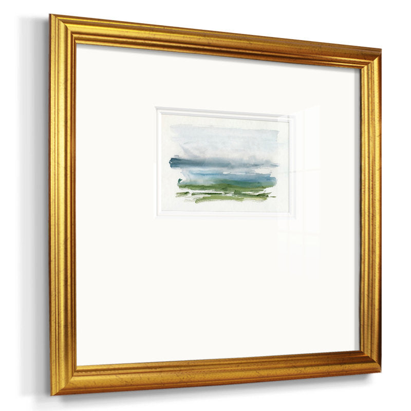 Coastal Serenity: Tranquil Ocean Waves in Elegant Oil Painting