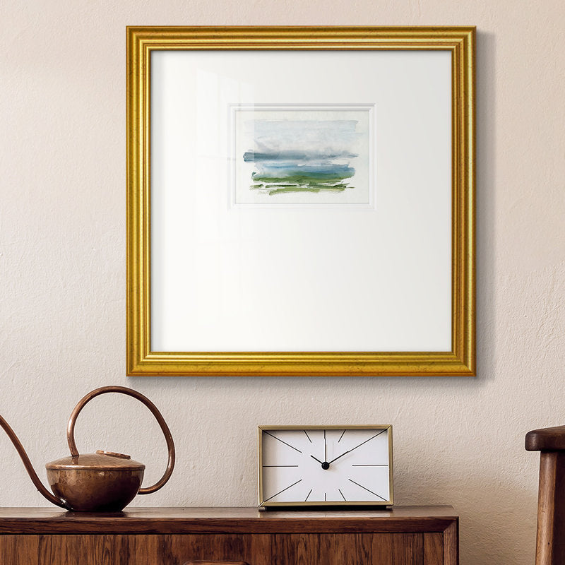 Coastal Serenity: Tranquil Ocean Waves in Elegant Oil Painting