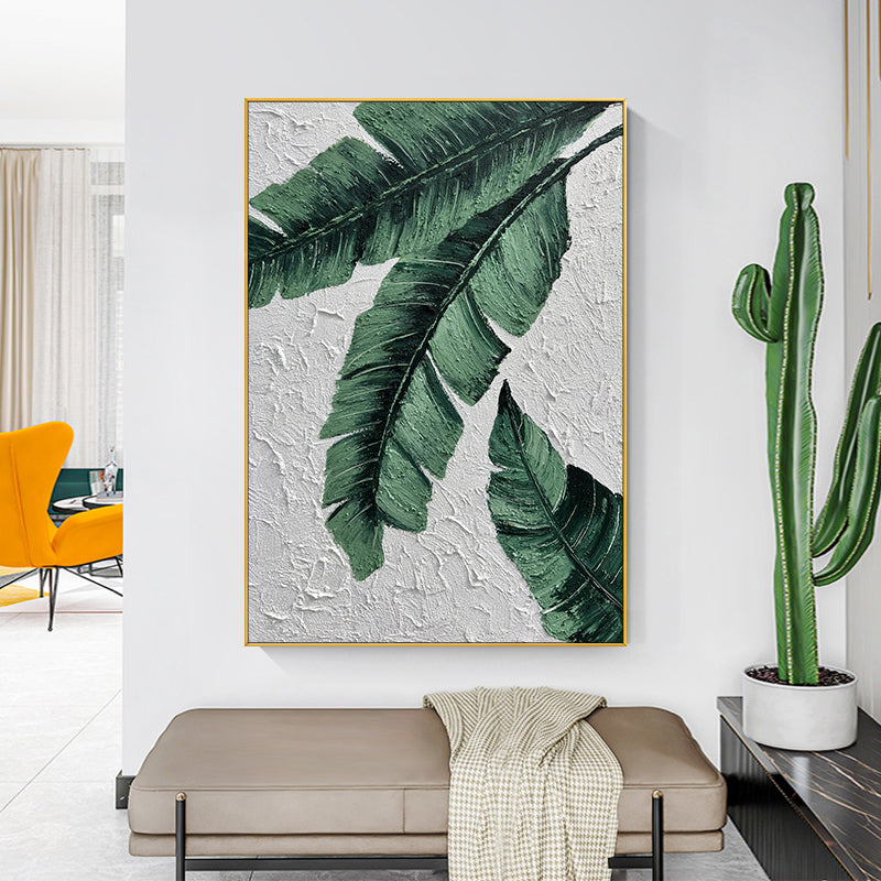Large Palm California Style Minimalist Simple Oil Painting