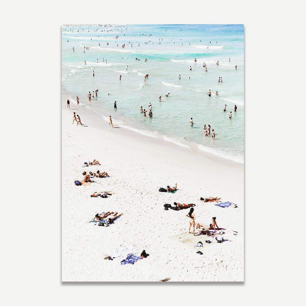 Coastal Serenity: Captivating Oil Paintings of Beach Lovers and Sunlit Shores
