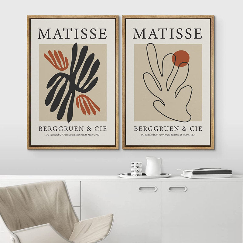 Henri Matisse Ocean Coral Plant Pattern Oil Painting Art Set