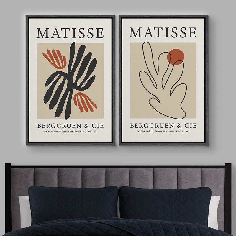 Henri Matisse Ocean Coral Plant Pattern Oil Painting Art Set