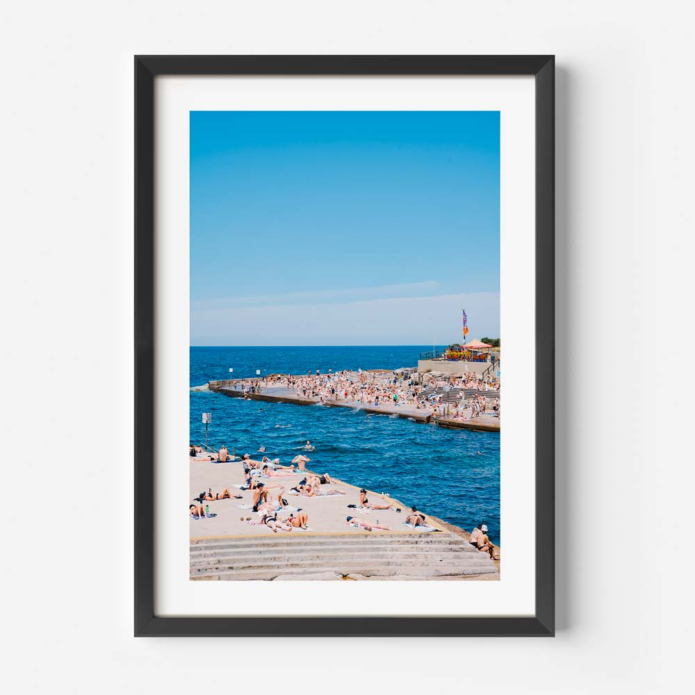 Summer Serenity at Clovelly Beach - Vibrant Oil Painting of Coastal Bliss