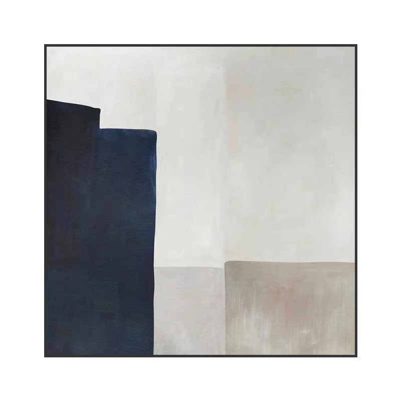 Contemporary Abstract Oil Painting in Neutral Tones for Modern Home Decor