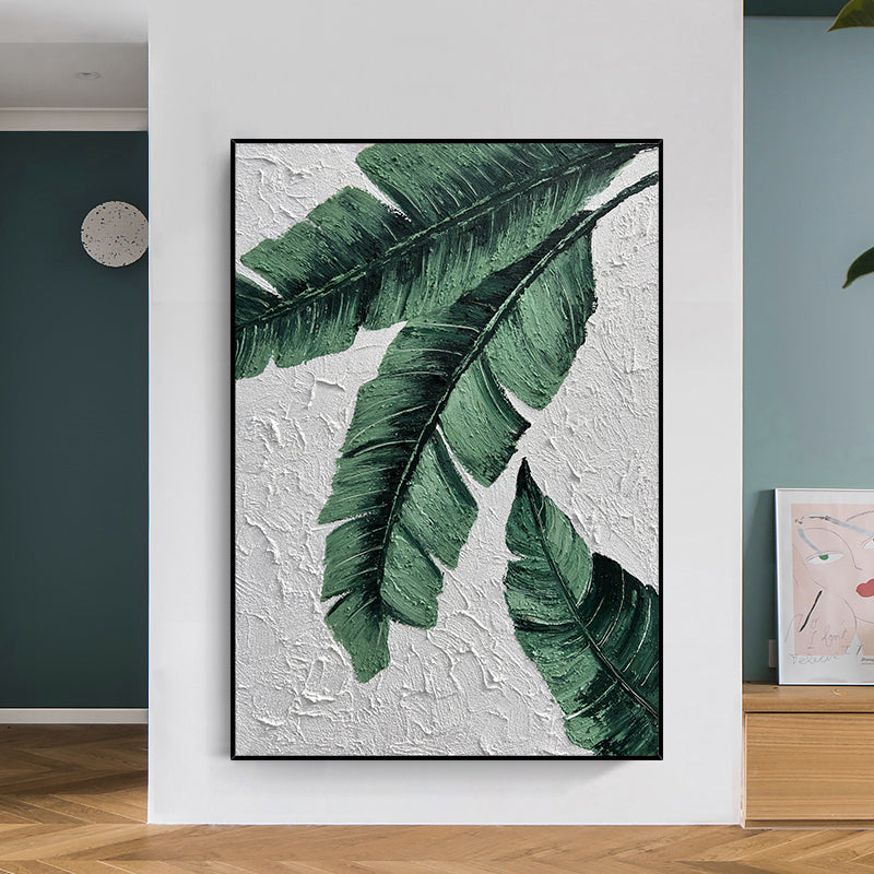 Large Palm California Style Minimalist Simple Oil Painting