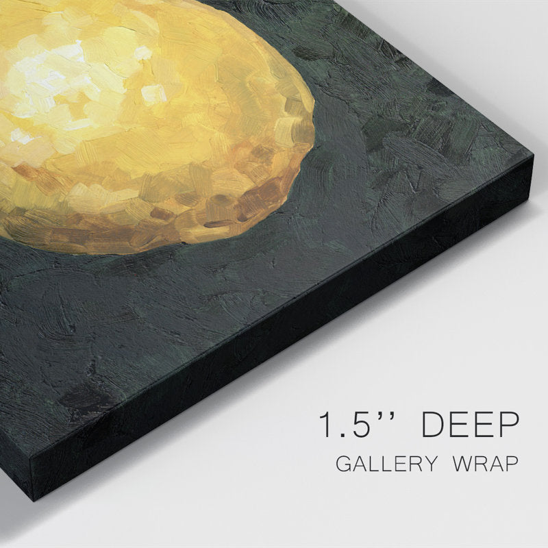Vibrant Golden Lemon Oil Painting for Modern Home Decor