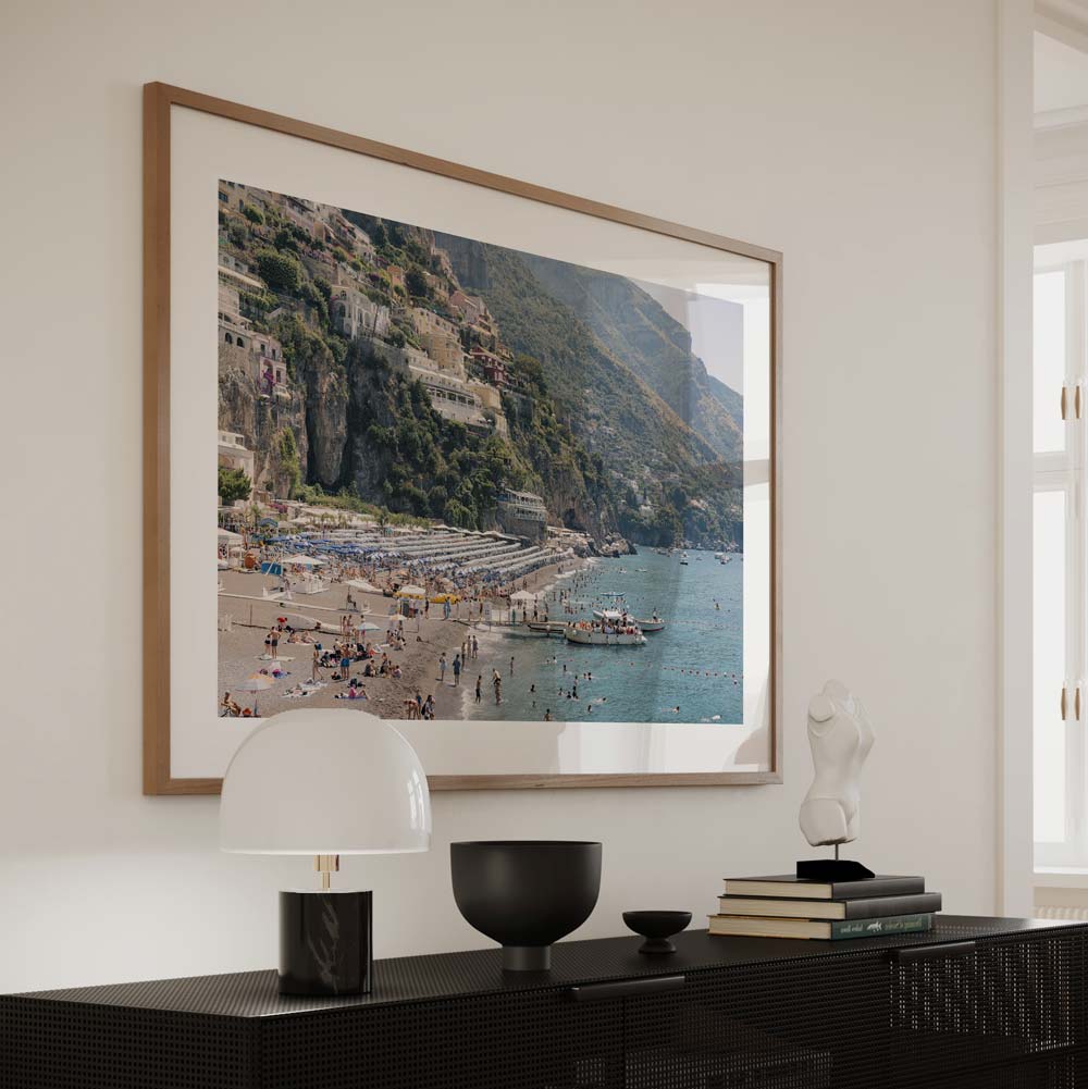 Coastal Getaway: Serene Oil Painting of a Beautiful Beach Scene