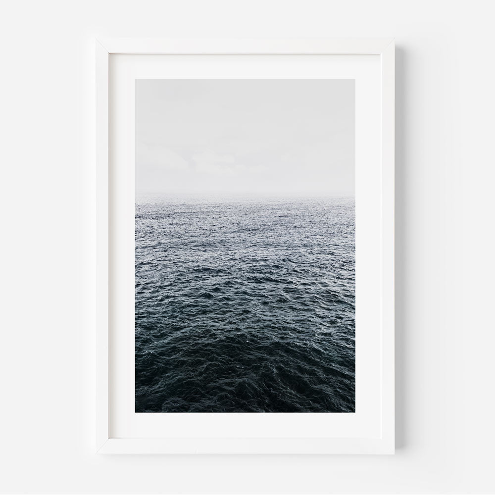 Serene Deep Ocean Waves - Tranquil Oil Painting for Coastal Home Decor