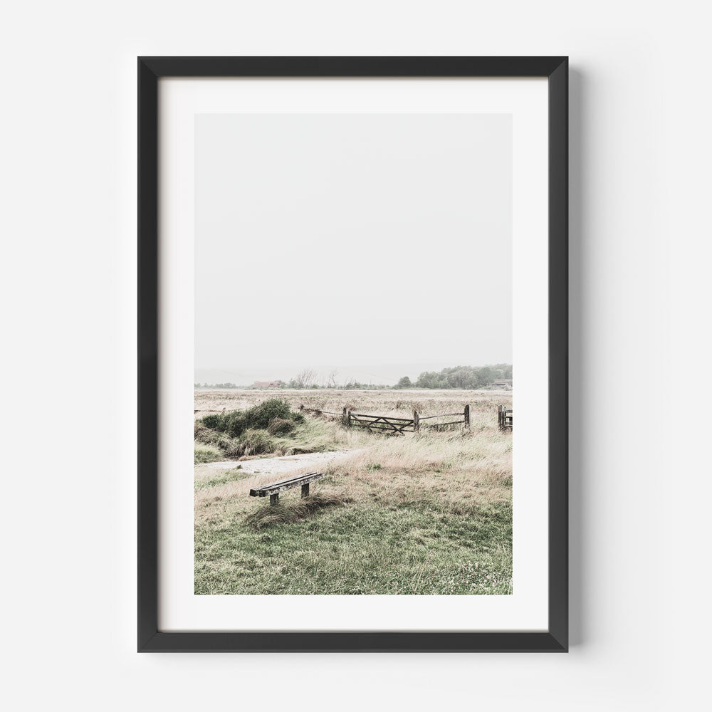 Serene Coastal Landscape Painting of East Sussex's Tranquil Natural Beauty