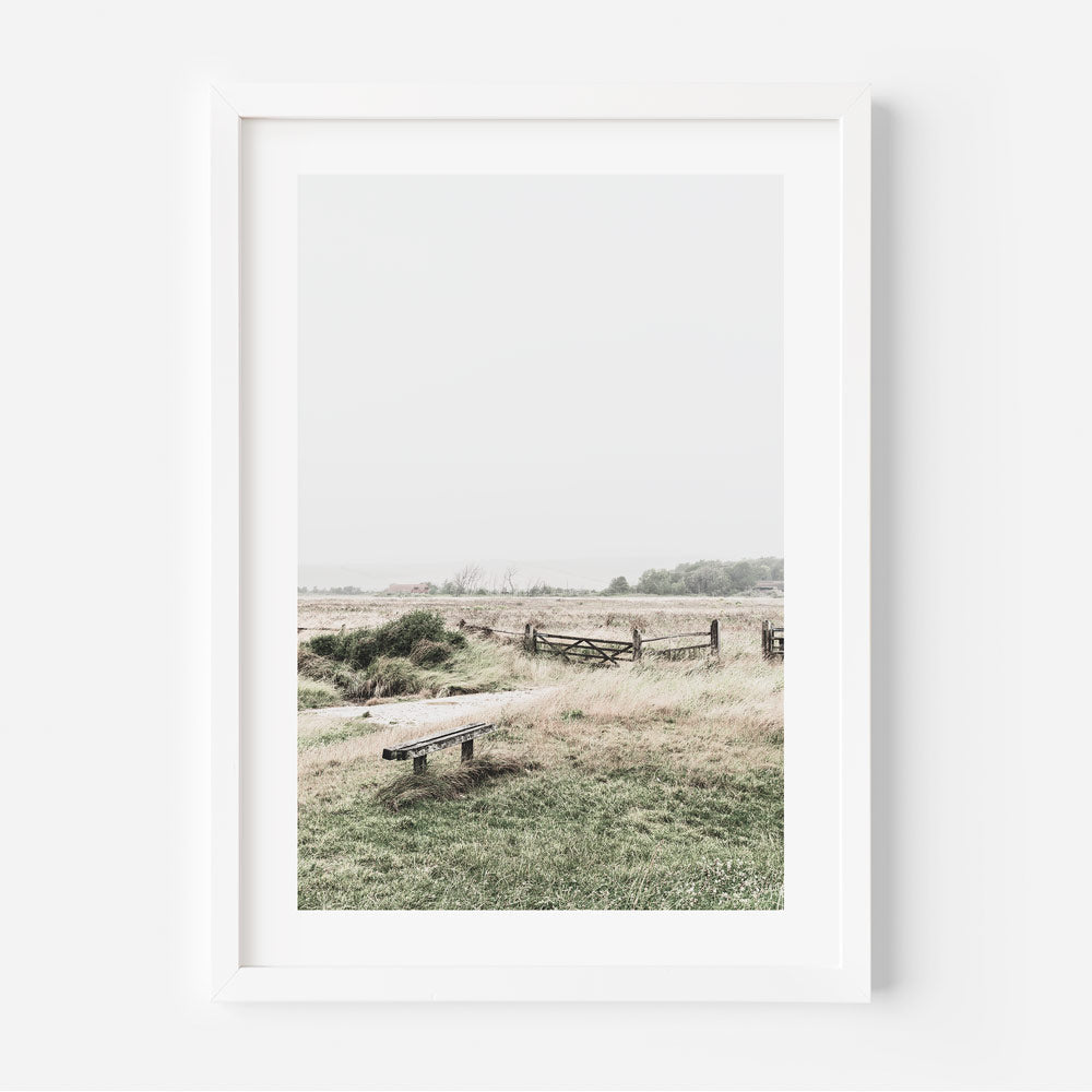 Serene Coastal Landscape Painting of East Sussex's Tranquil Natural Beauty