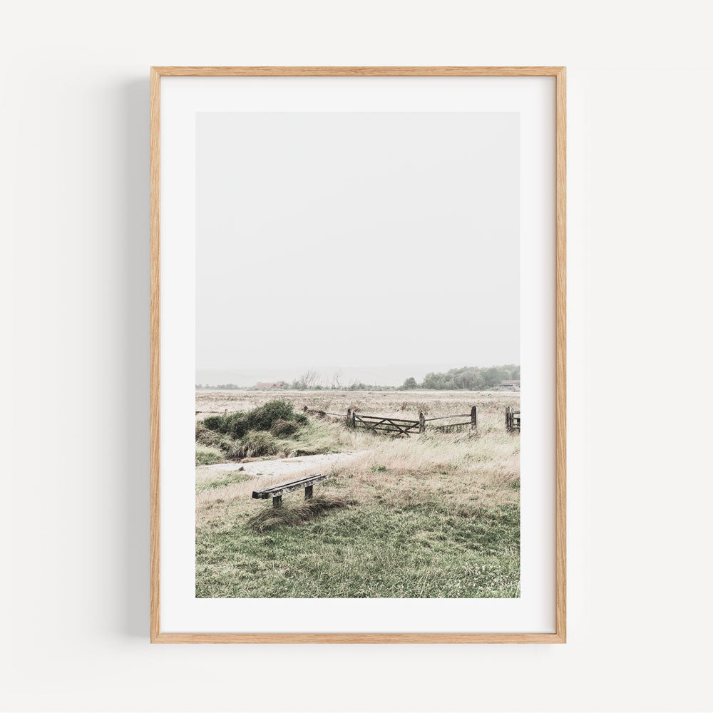 Serene Coastal Landscape Painting of East Sussex's Tranquil Natural Beauty