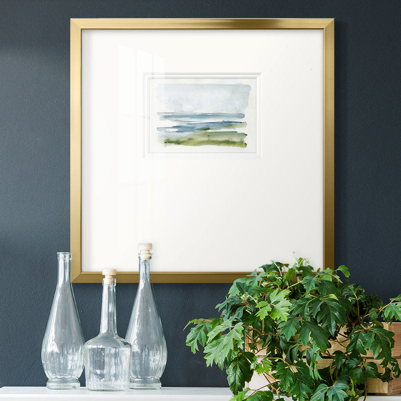 Serene Coastal Waves Oil Painting for Tranquil Home Decor
