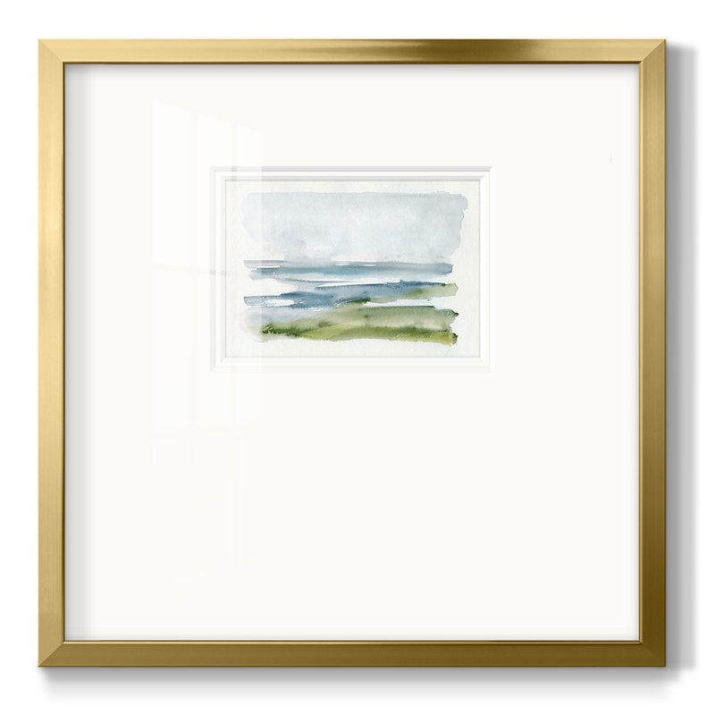 Serene Coastal Waves Oil Painting for Tranquil Home Decor