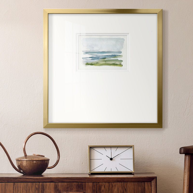 Serene Coastal Waves Oil Painting for Tranquil Home Decor