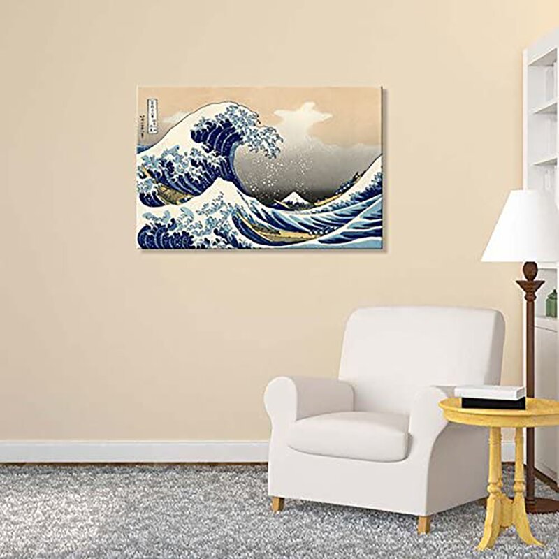 The Great Wave Off Kanagawa - Iconic Oil Painting