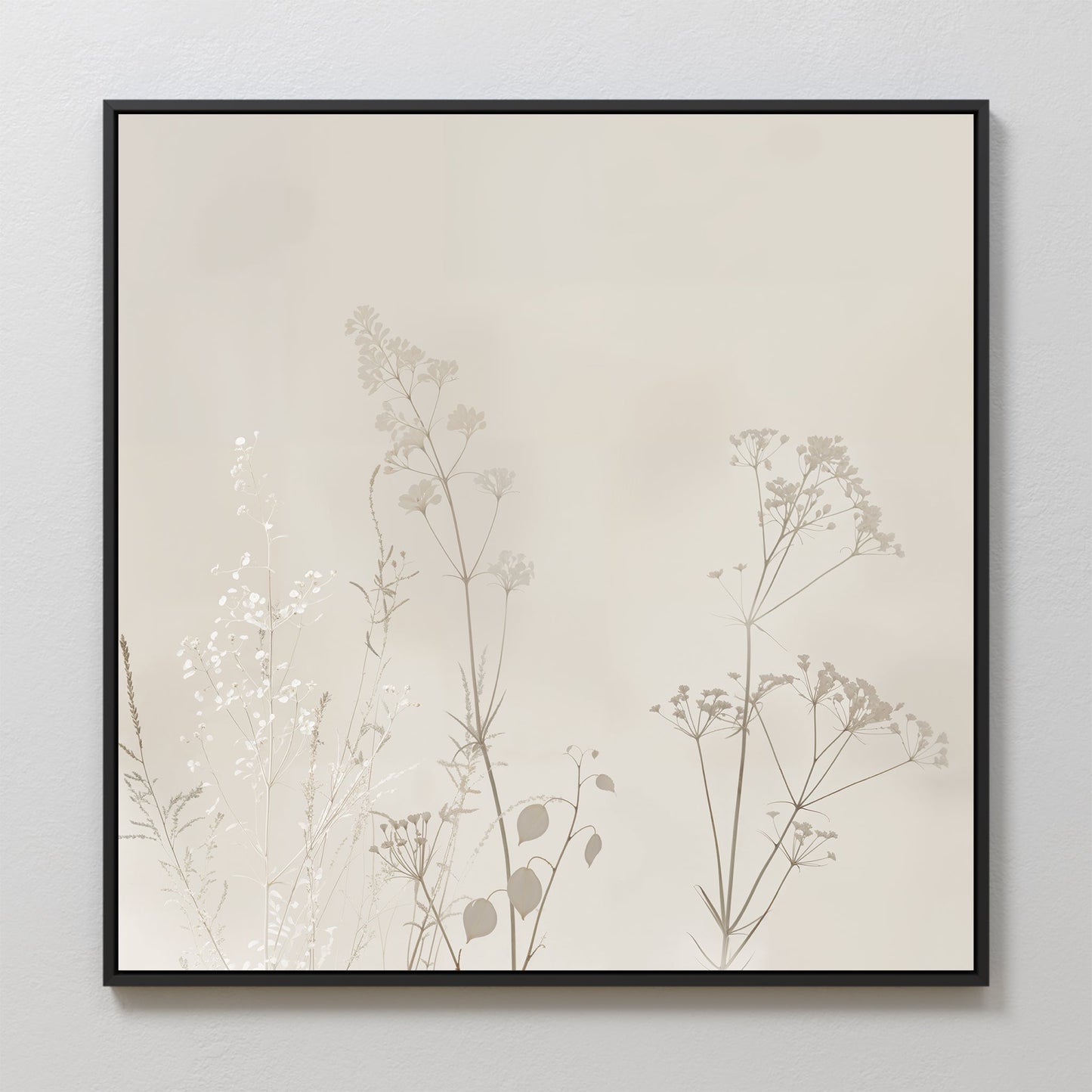 Elegant Floral Abstract Oil Painting for Modern Home Decor