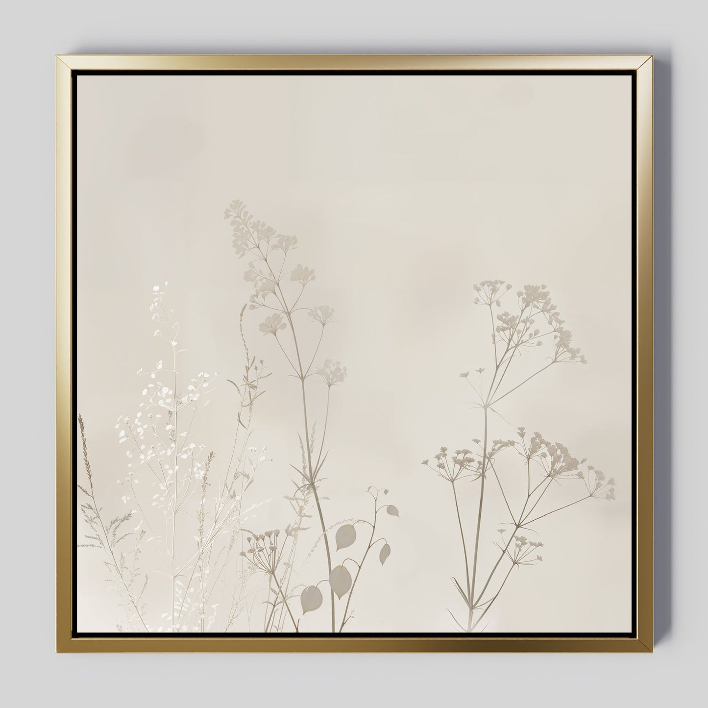 Elegant Floral Abstract Oil Painting for Modern Home Decor