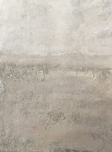 Tranquil Landscape Abstract Oil Painting for Serene Home Decor