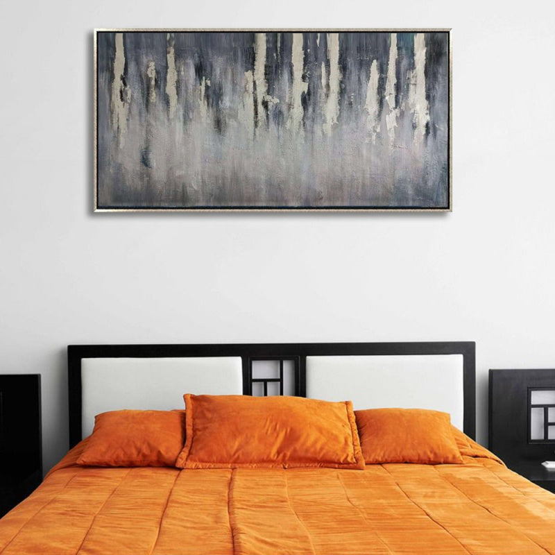 Serene Abstract Landscape Oil Painting for Modern Home Decor