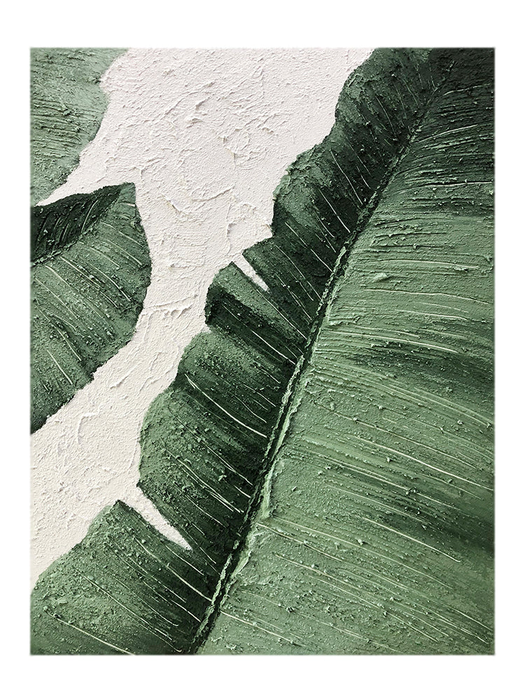 Enlarge Palm Leaf California Style Abstract Oil Painting