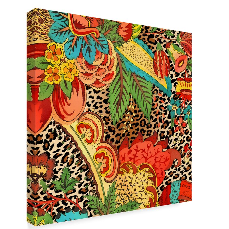 Floral Leopard Art