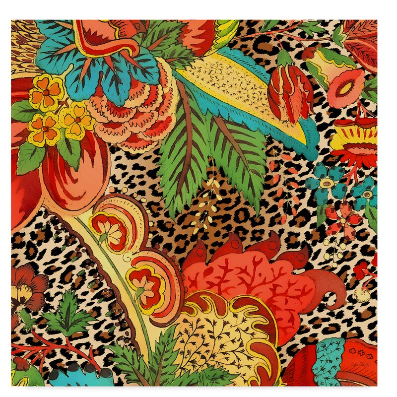 Floral Leopard Art