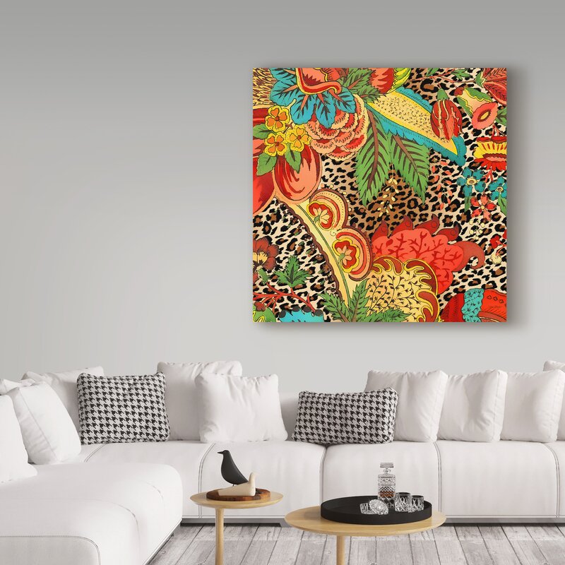 Floral Leopard Art