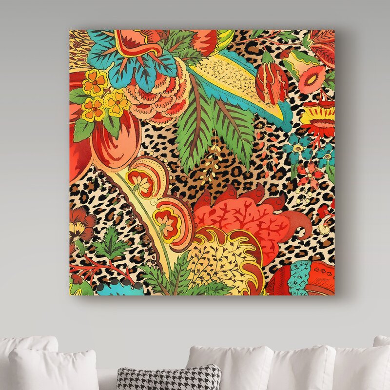 Floral Leopard Art