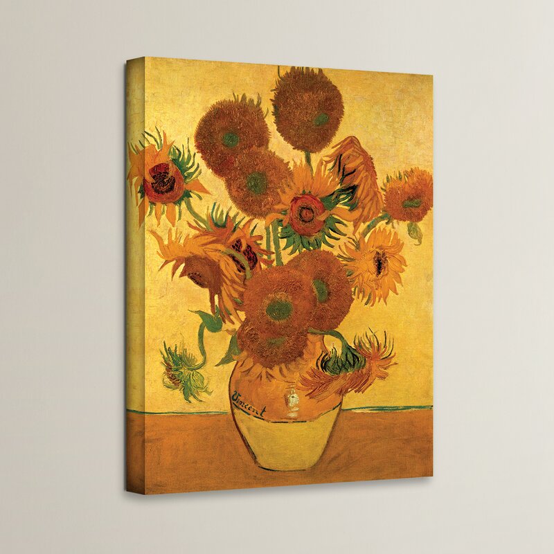 Vincent van Gogh Sunflowers Oil Painting Wall Art Floral Canvas Decor