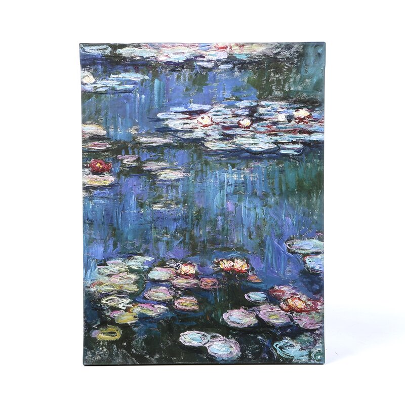 Claude Monet Water Lilies Oil Painting on Canvas – Elegant Art for Home Decor
