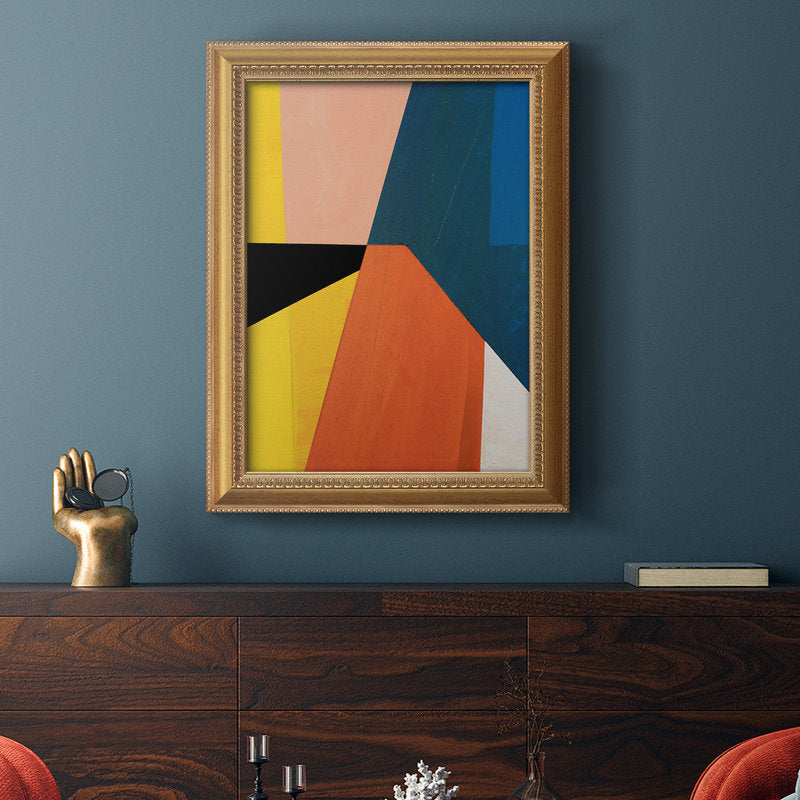 Modern Abstract Oil Painting in Premium Frame - Stylish Wall Art for Home Decor