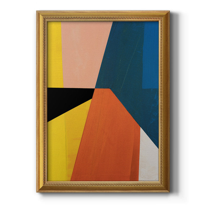 Modern Abstract Oil Painting in Premium Frame - Stylish Wall Art for Home Decor