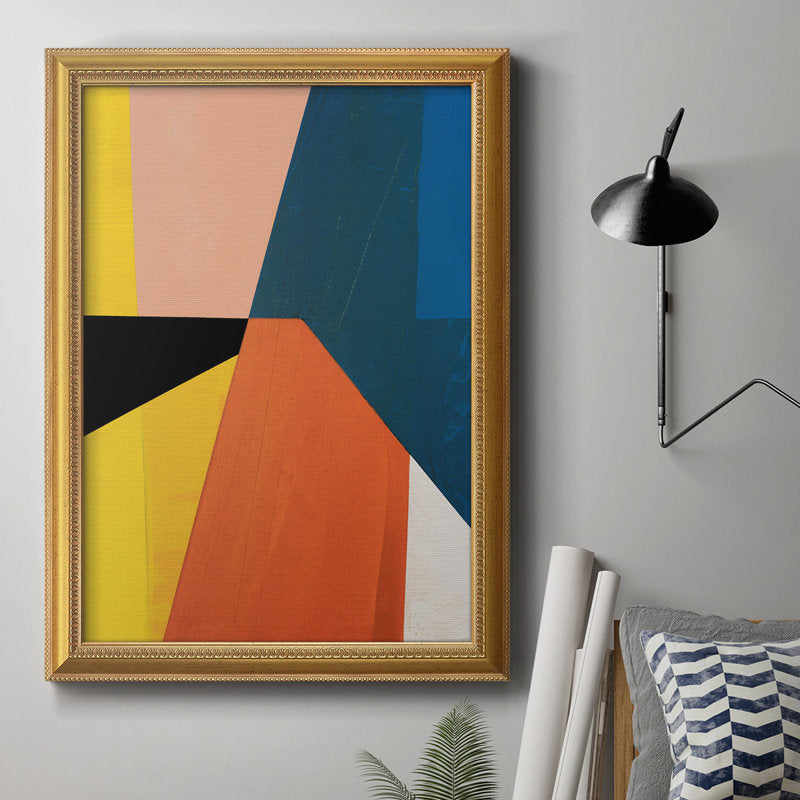 Modern Abstract Oil Painting in Premium Frame - Stylish Wall Art for Home Decor