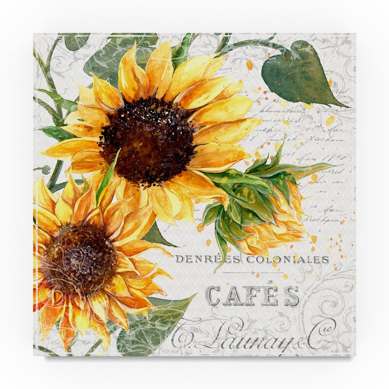 Vibrant Summertime Sunflowers Oil Painting