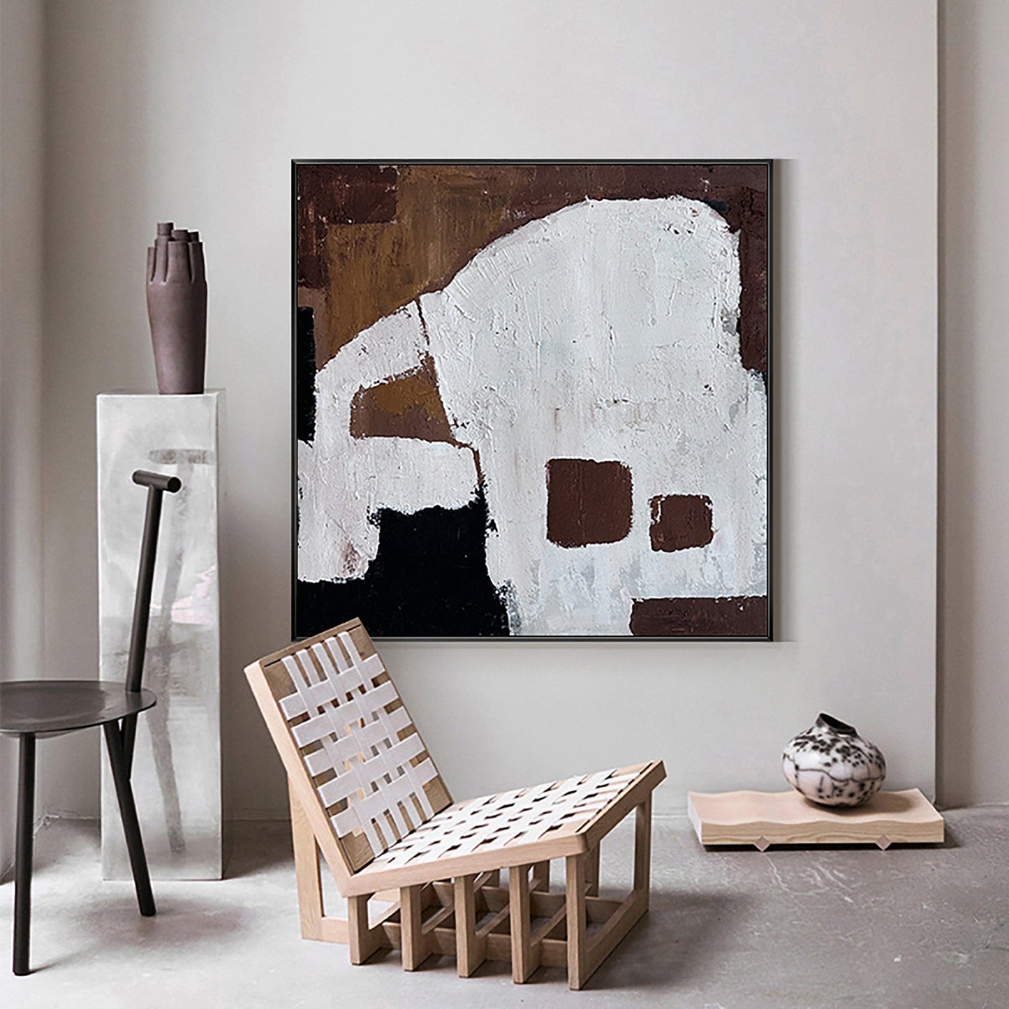 Contemporary Abstract Oil Painting for Modern Home Decor