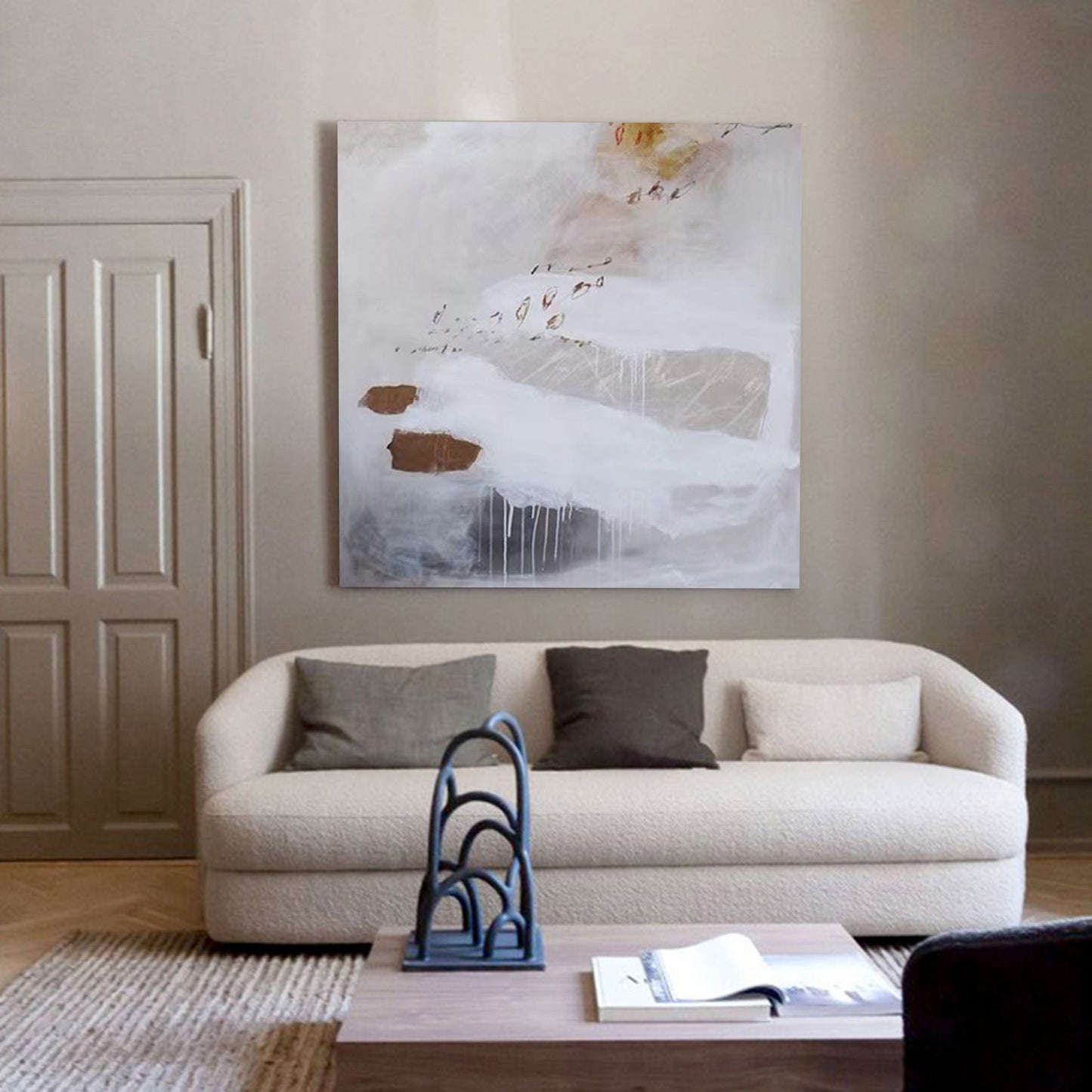Contemporary Abstract Oil Painting for Modern Home Decor