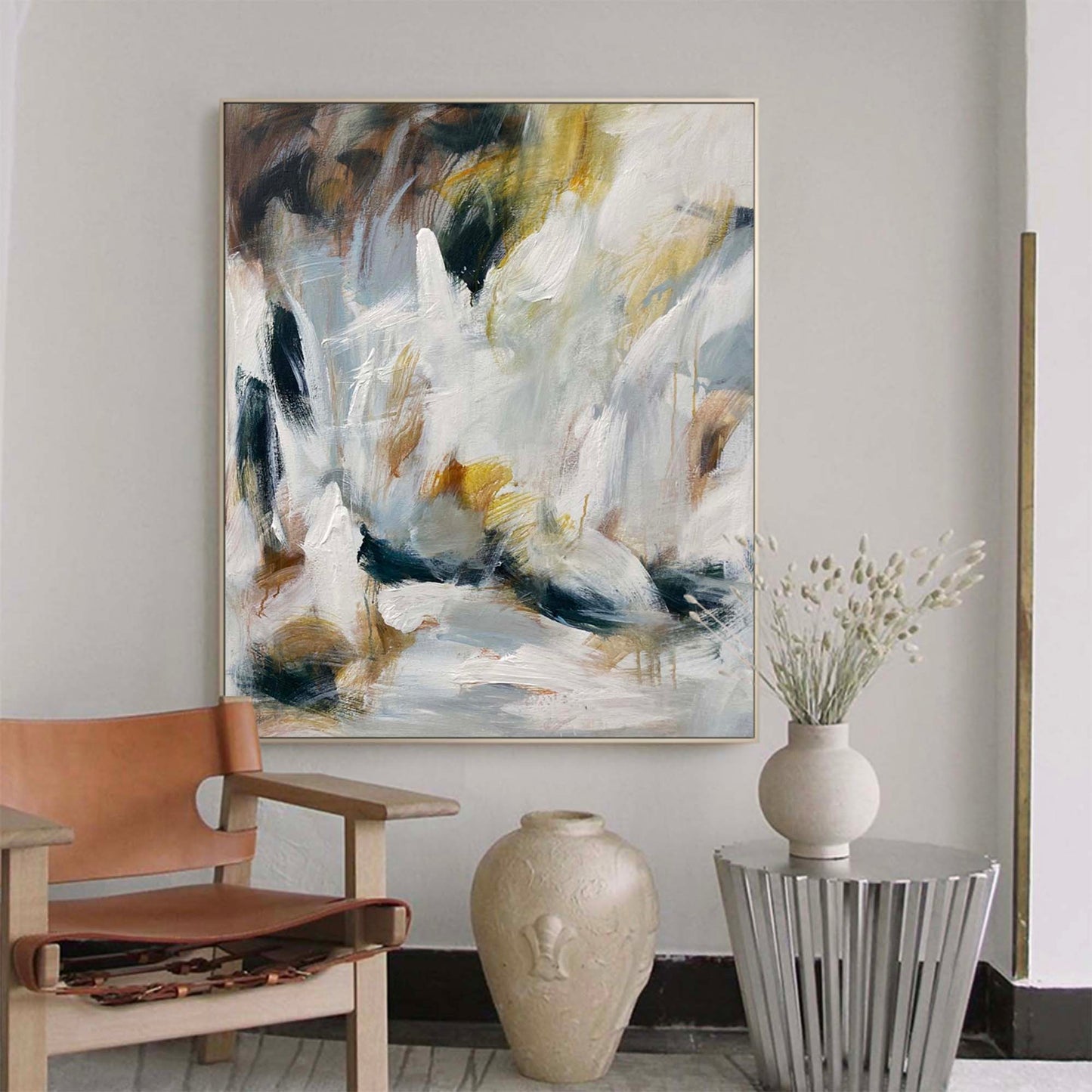 Contemporary Abstract Oil Painting for Modern Home Décor